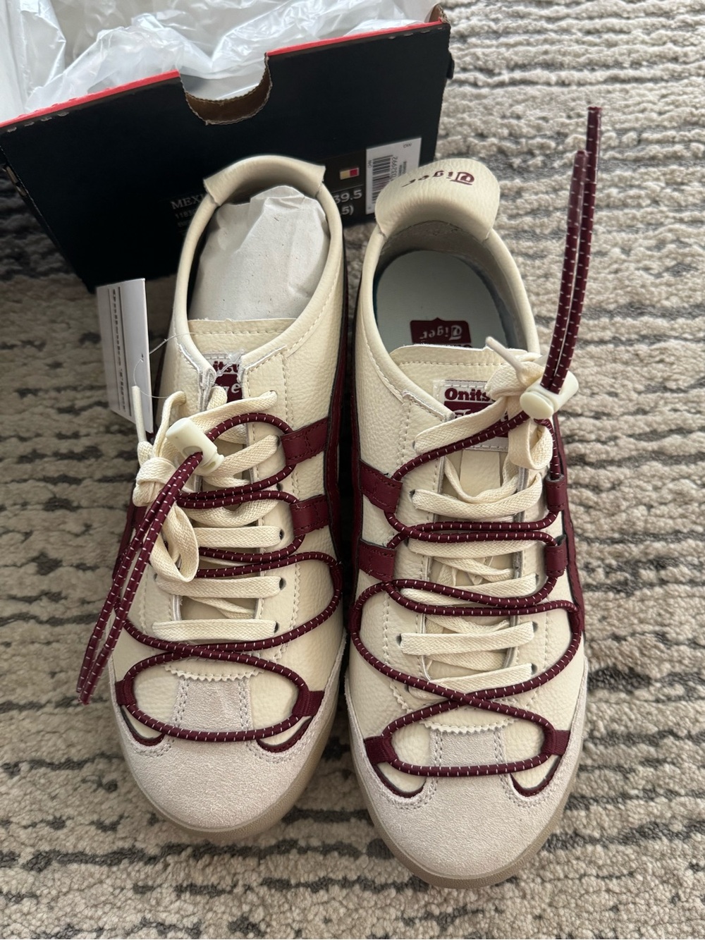 Mexico 66 Inspired Sneakers in Beet/Birch NIB